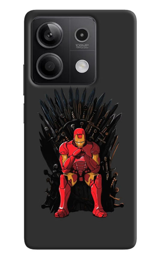 Ironman Throne Redmi Note 13 5G Hard Case Back Cover by Casekaro