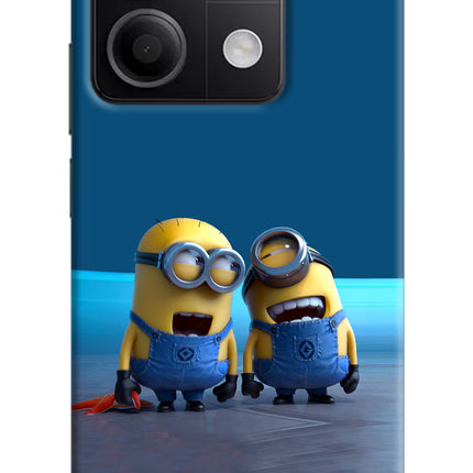 Minion Laughing Redmi Note 13 5G Hard Case Back Cover by Casekaro