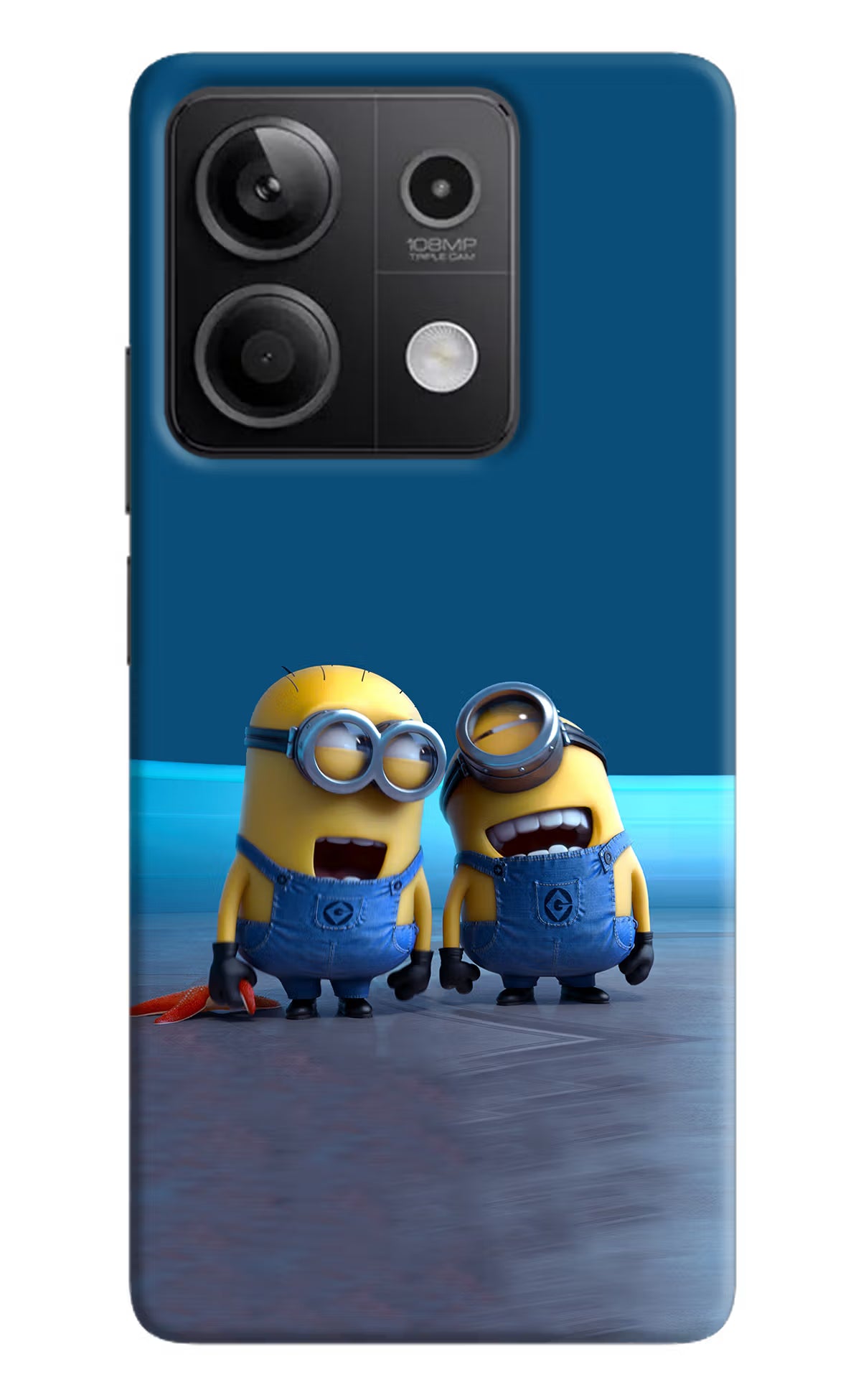 Minion Laughing Redmi Note 13 5G Hard Case Back Cover by Casekaro