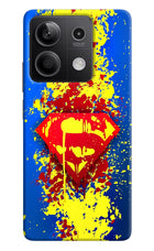 Superman logo Redmi Note 13 5G Hard Case Back Cover by Casekaro