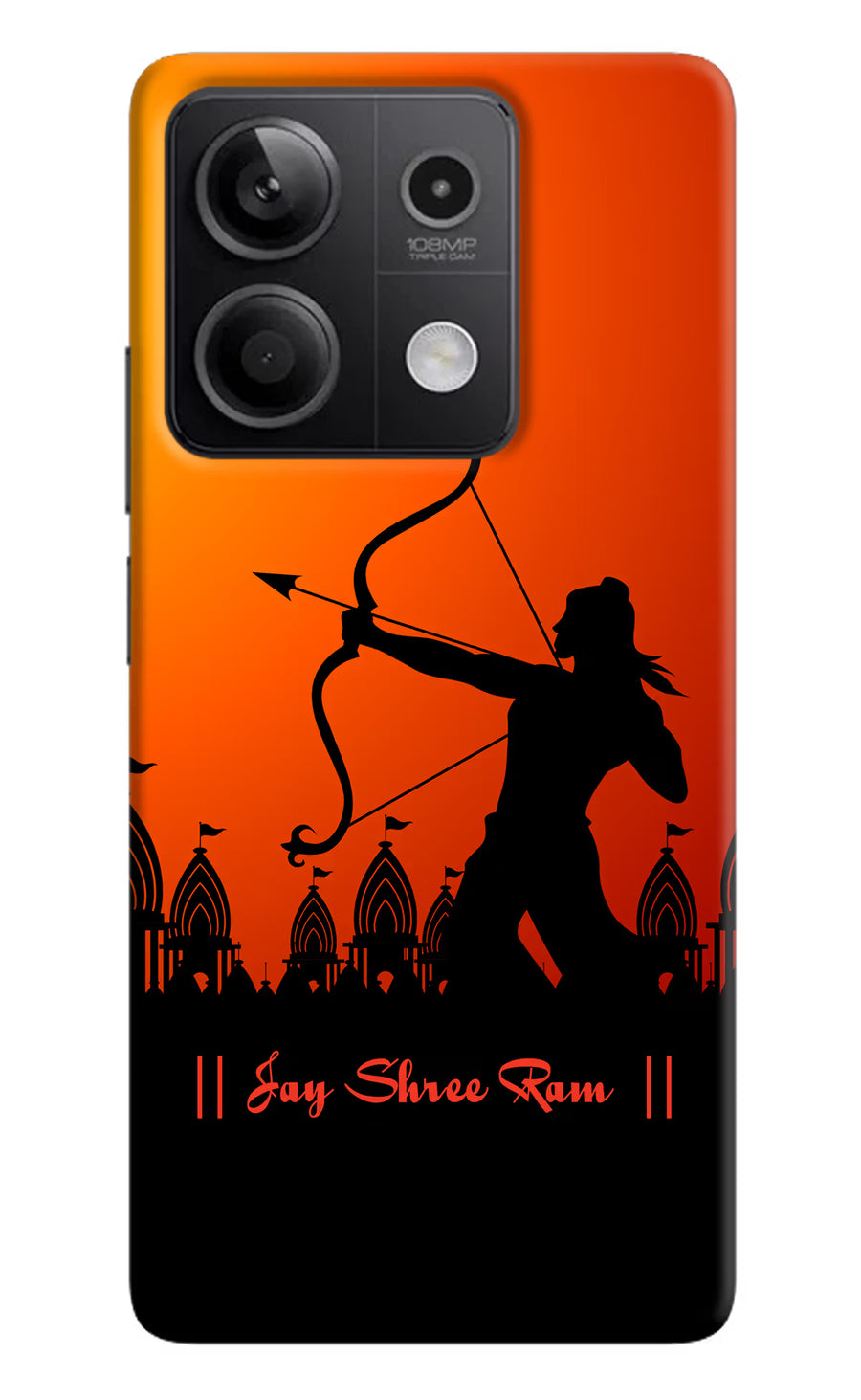Lord Ram - 4 Redmi Note 13 5G Back Cover, Hard case