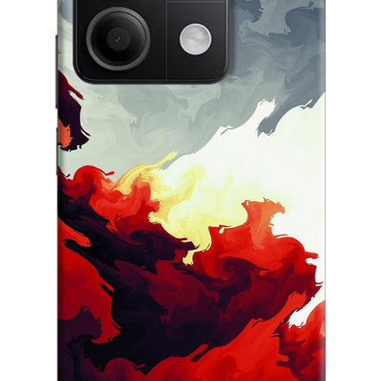 Fire Cloud Redmi Note 13 5G Hard Case Back Cover by Casekaro