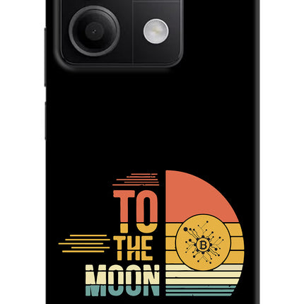 To the Moon Redmi Note 13 5G Hard Case Back Cover by Casekaro