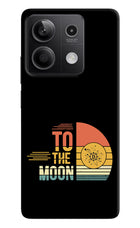 To the Moon Redmi Note 13 5G Hard Case Back Cover by Casekaro