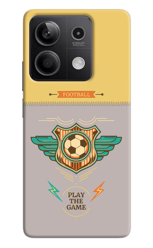 Football Redmi Note 13 5G Hard Case Back Cover by Casekaro