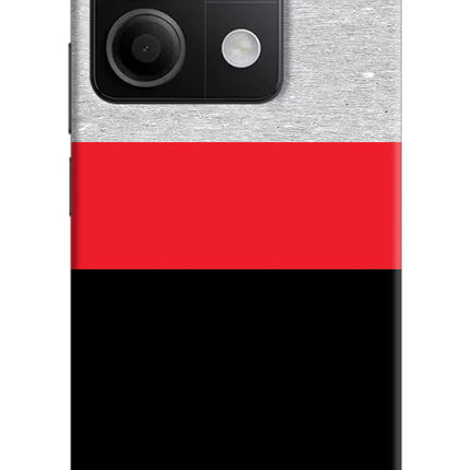 Tri Color Pattern Redmi Note 13 5G Hard Case Back Cover by Casekaro