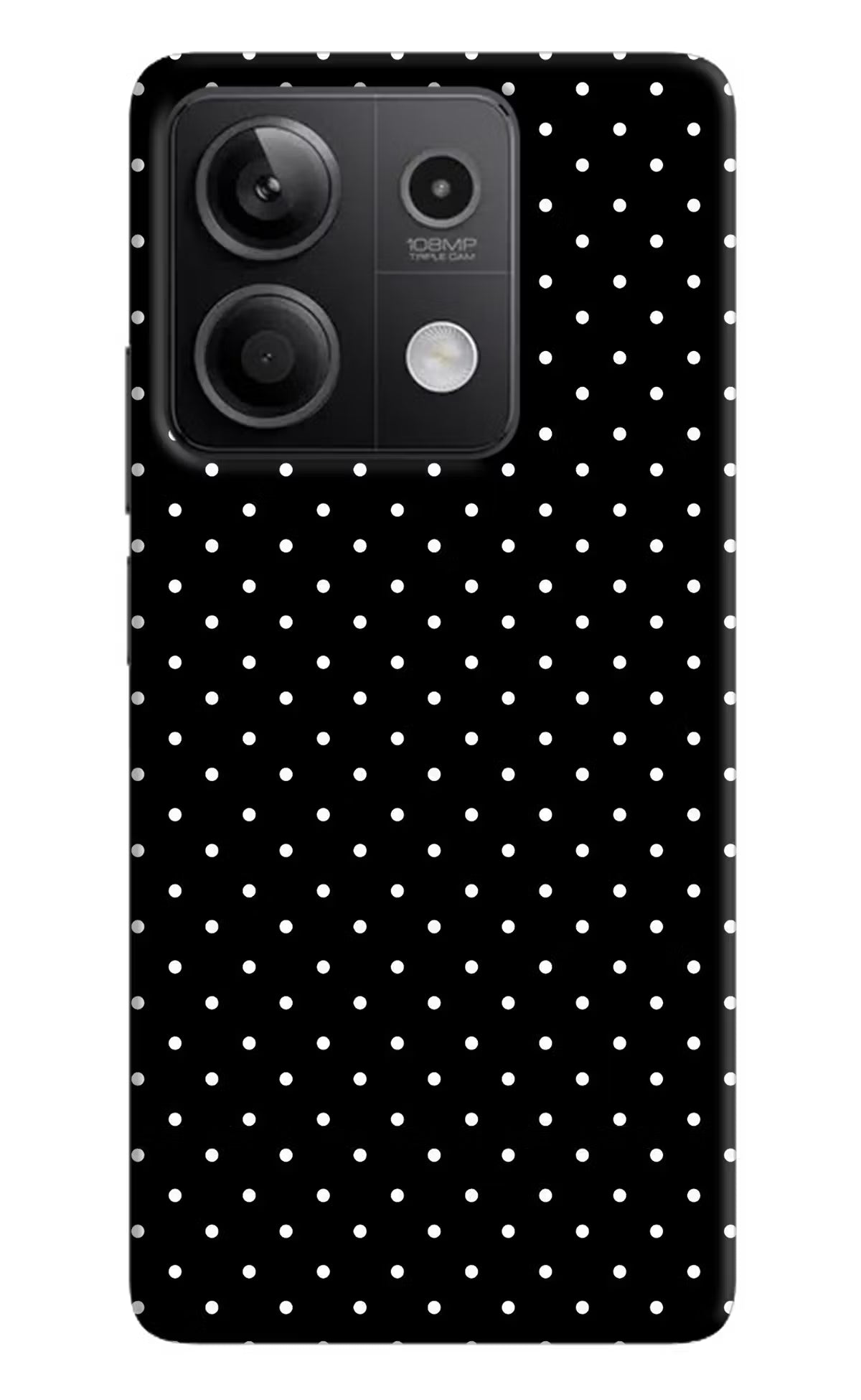 White Dots Redmi Note 13 5G Hard Case Back Cover by Casekaro
