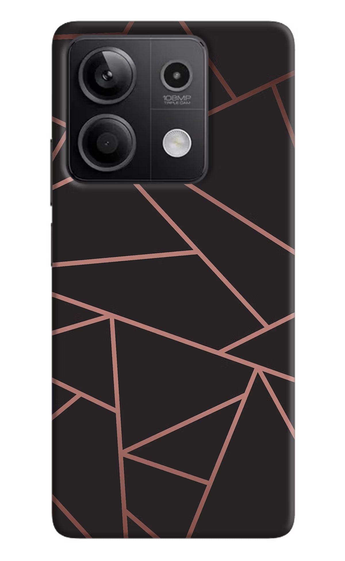 Geometric Pattern Redmi Note 13 5G Hard Case Back Cover by Casekaro