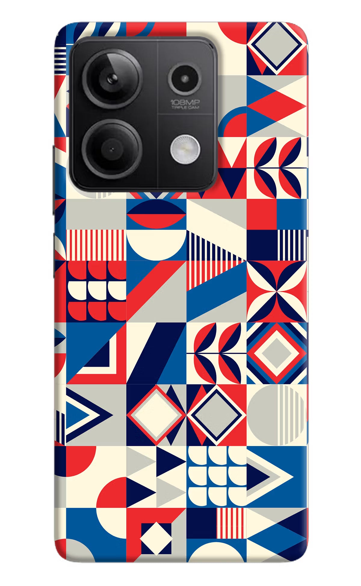 Colorful Pattern Redmi Note 13 5G Hard Case Back Cover by Casekaro