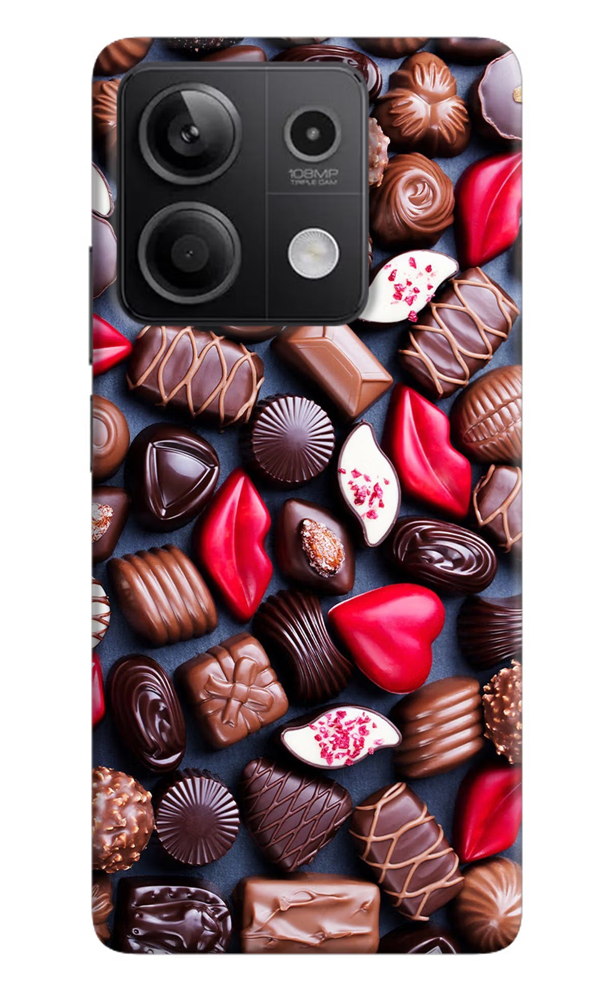 Chocolates Redmi Note 13 5G Hard Case Back Cover by Casekaro