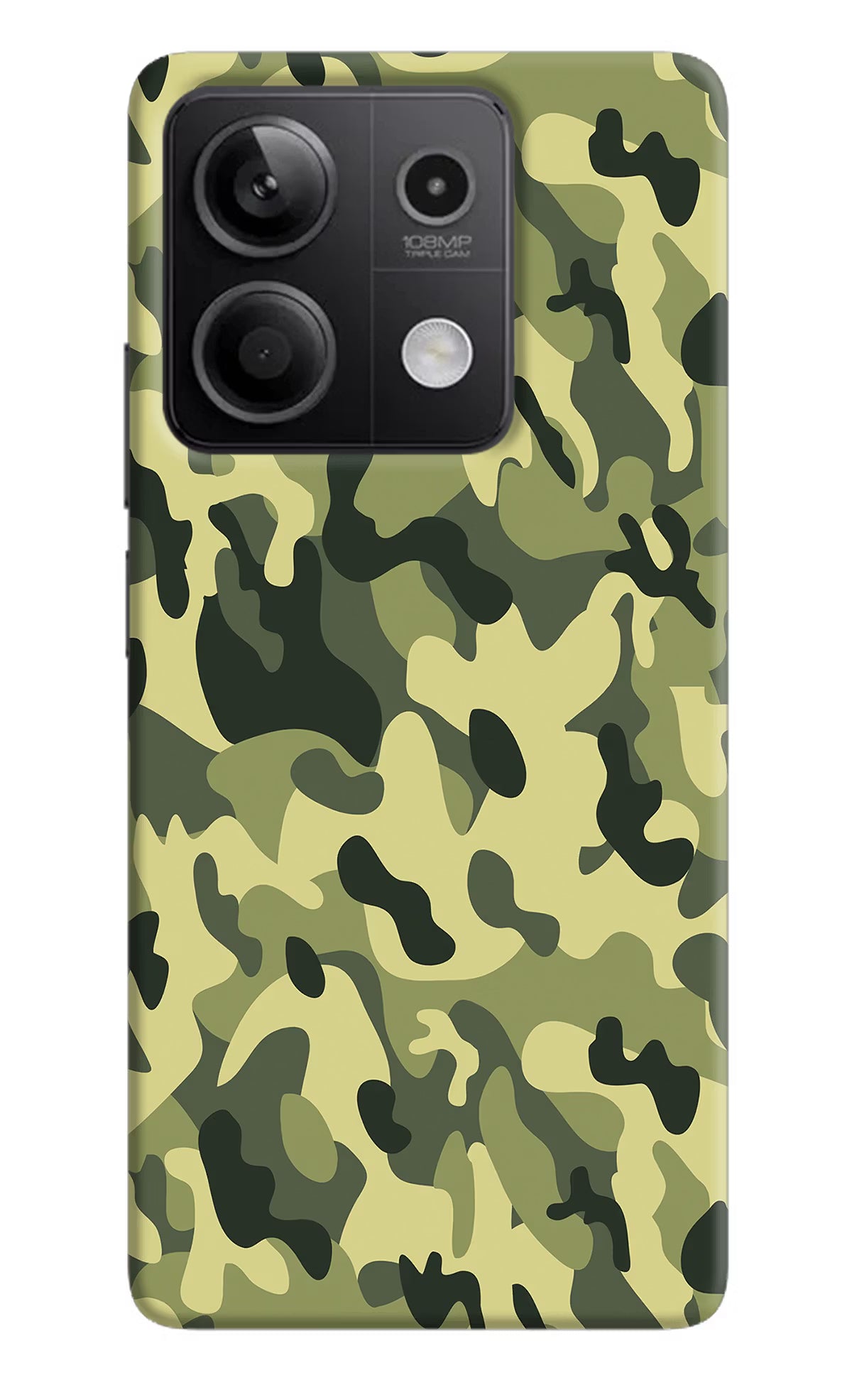 Camouflage Redmi Note 13 5G Hard Case Back Cover by Casekaro