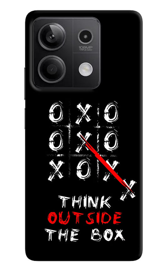 Think out of the BOX Redmi Note 13 5G Hard Case Back Cover by Casekaro