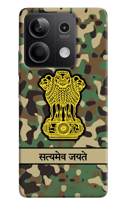 Satyamev Jayate Army Redmi Note 13 5G Hard Case Back Cover by Casekaro