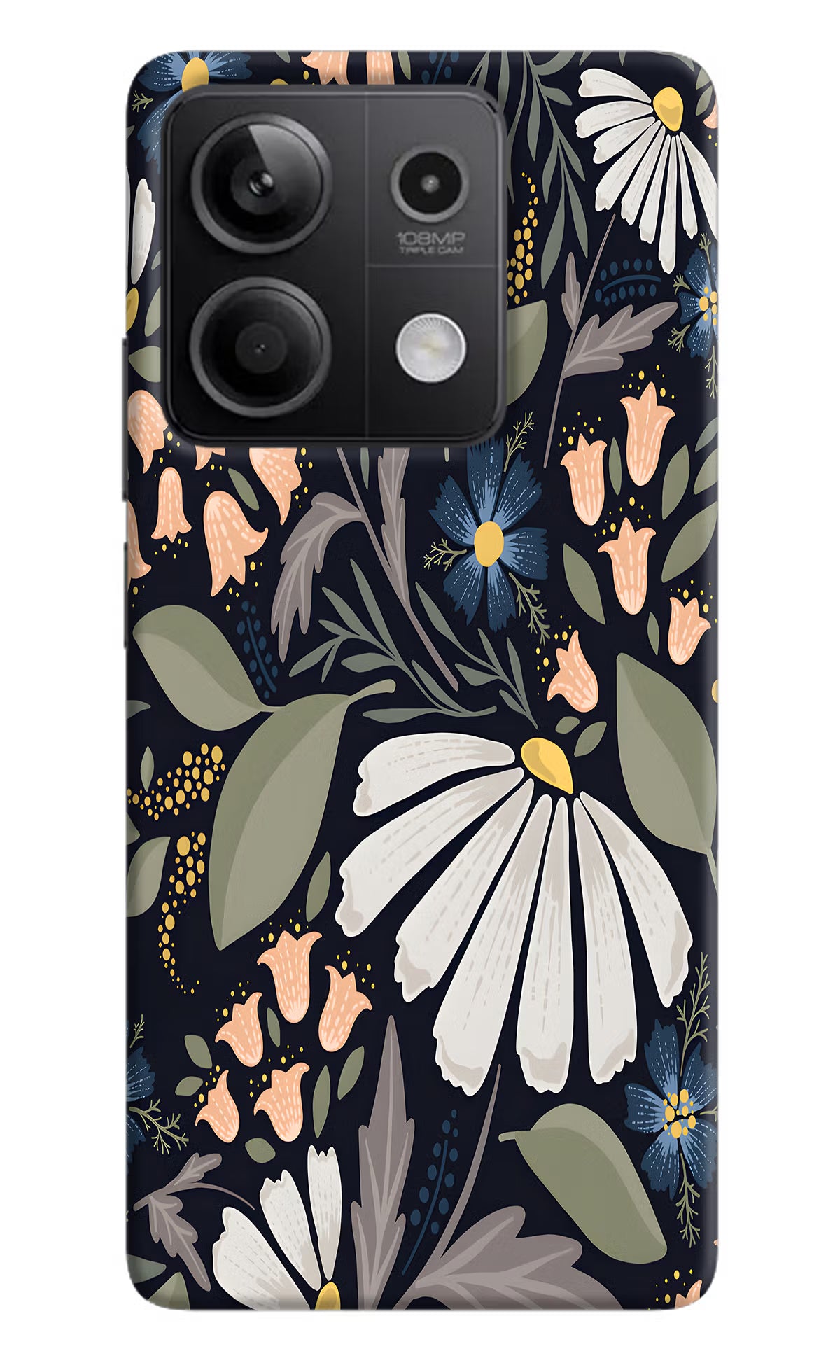 Flowers Art Redmi Note 13 5G Hard Case Back Cover by Casekaro