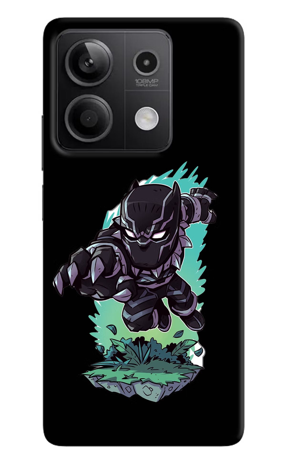 Black Panther Redmi Note 13 5G Hard Case Back Cover by Casekaro