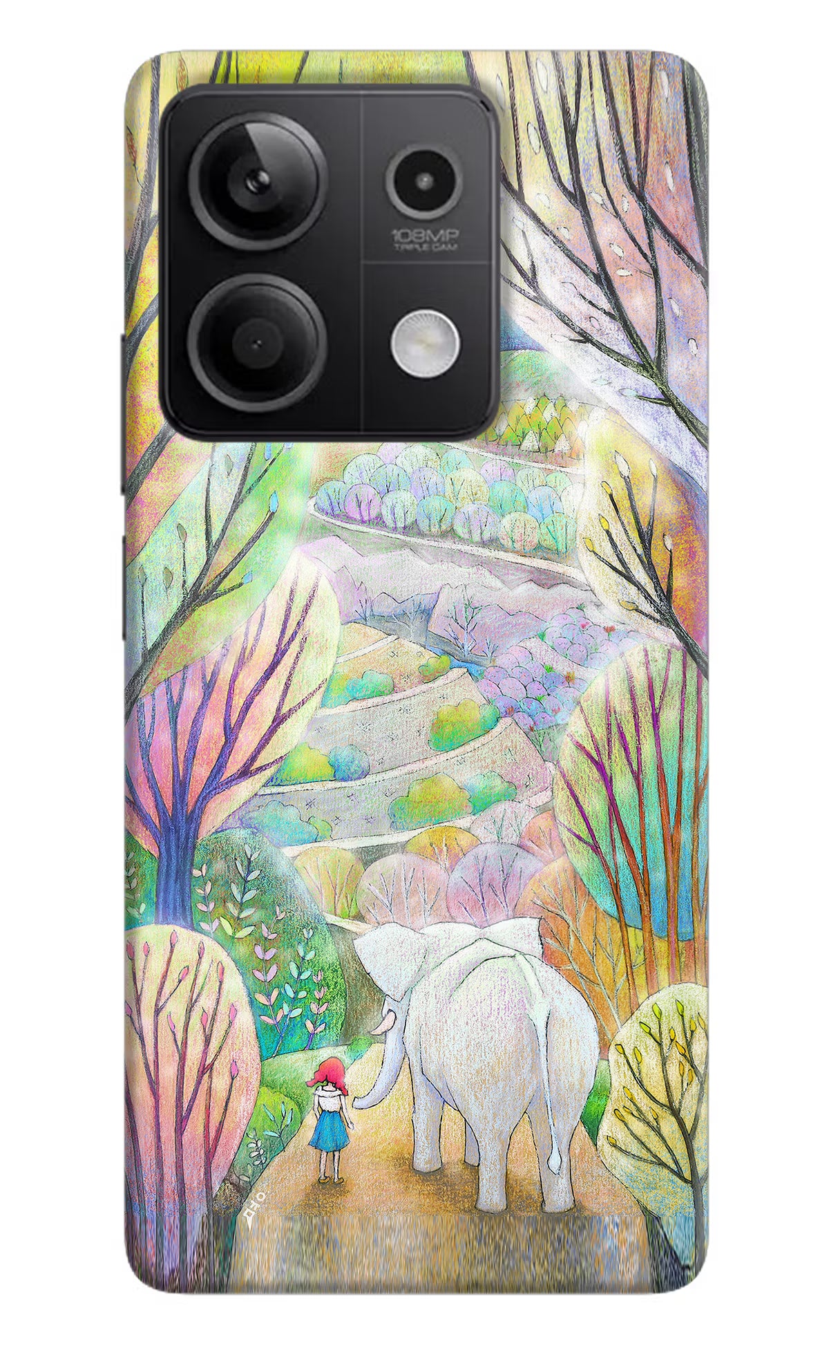 Nature Painting Redmi Note 13 5G Hard Case Back Cover by Casekaro