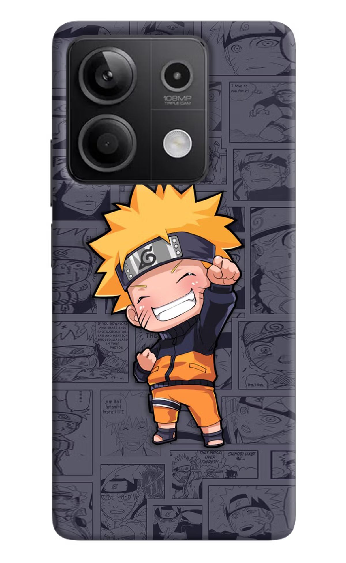 Chota Naruto Redmi Note 13 5G Hard Case Back Cover by Casekaro