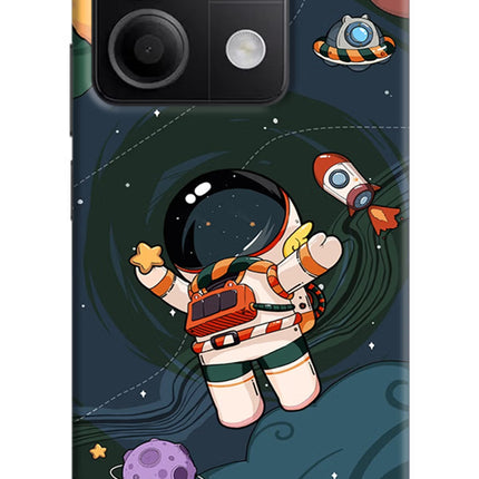 Cartoon Astronaut Redmi Note 13 5G Hard Case Back Cover by Casekaro