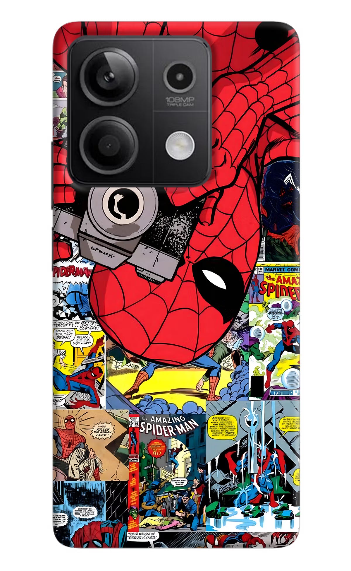 Spider Man Redmi Note 13 5G Hard Case Back Cover by Casekaro
