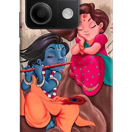 Radhe Krishna Redmi Note 13 5G Hard Case Back Cover by Casekaro