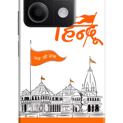 Jai Shree Ram Hindu Redmi Note 13 5G Hard Case Back Cover by Casekaro