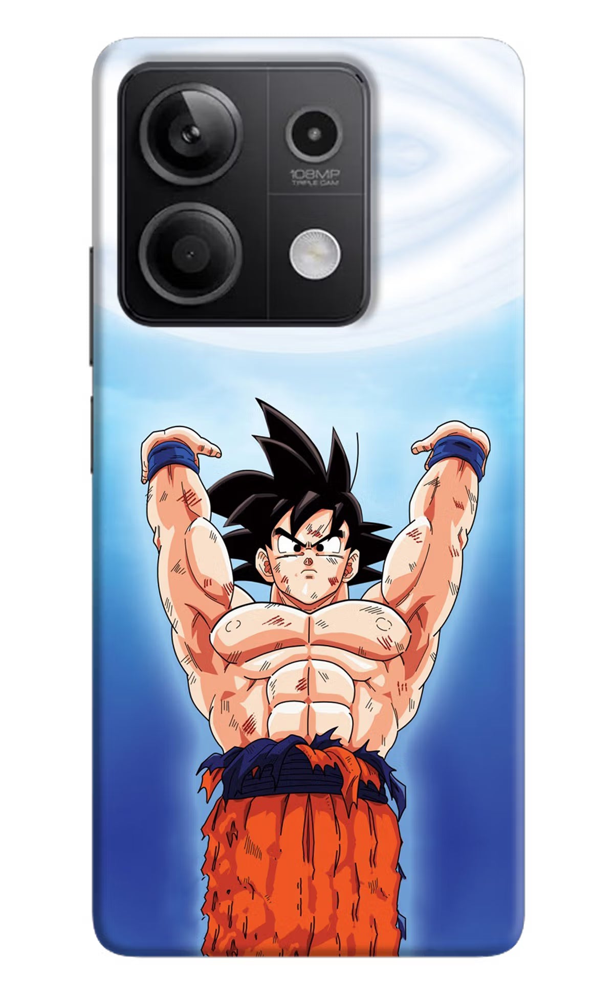 Goku Power Redmi Note 13 5G Hard Case Back Cover by Casekaro