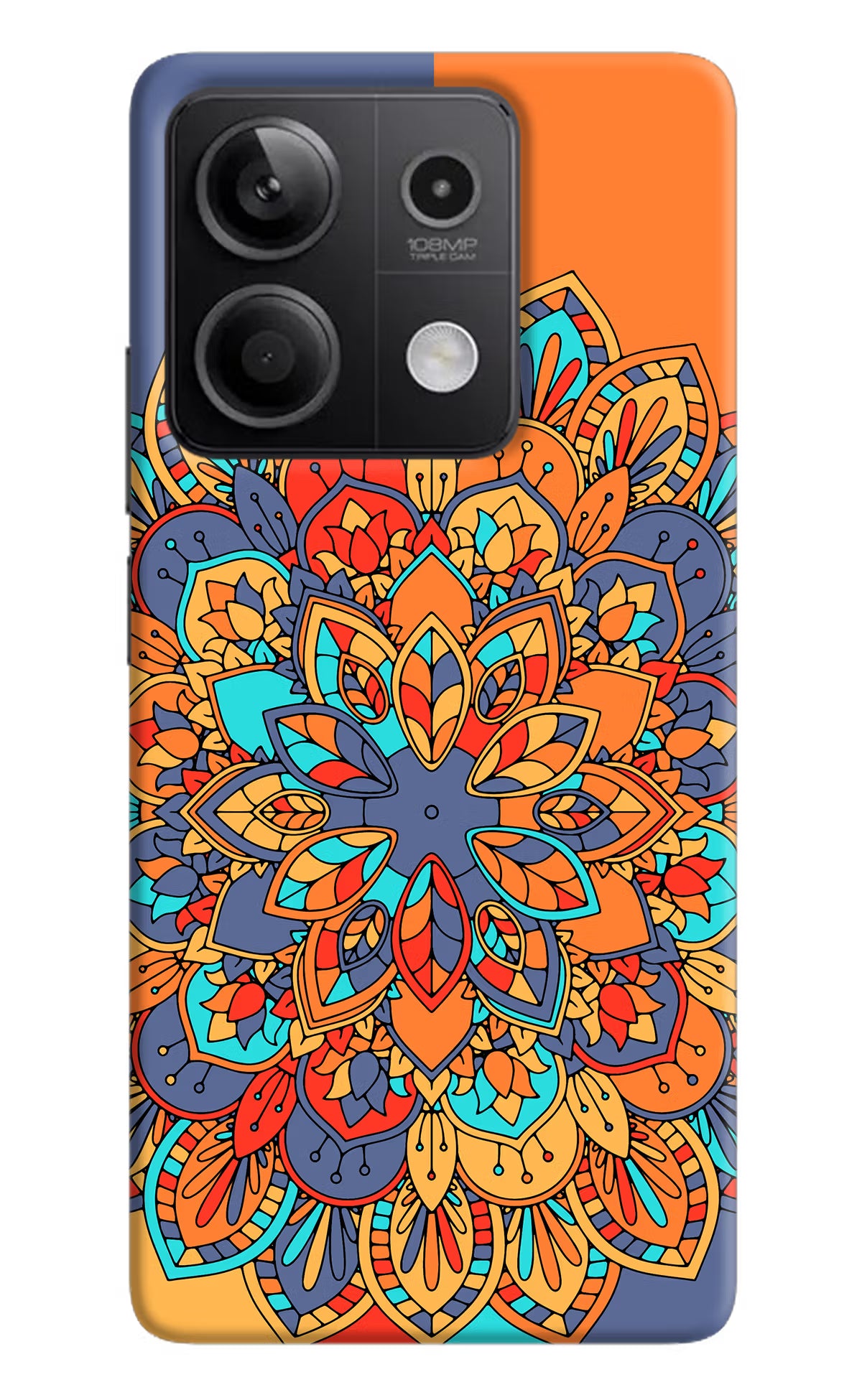Color Mandala Redmi Note 13 5G Hard Case Back Cover by Casekaro