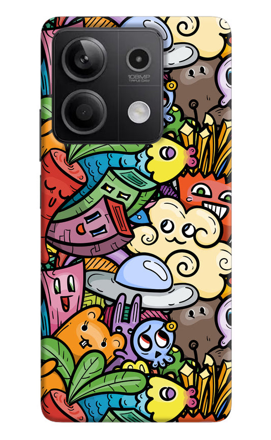 Veggie Doodle Redmi Note 13 5G Hard Case Back Cover by Casekaro
