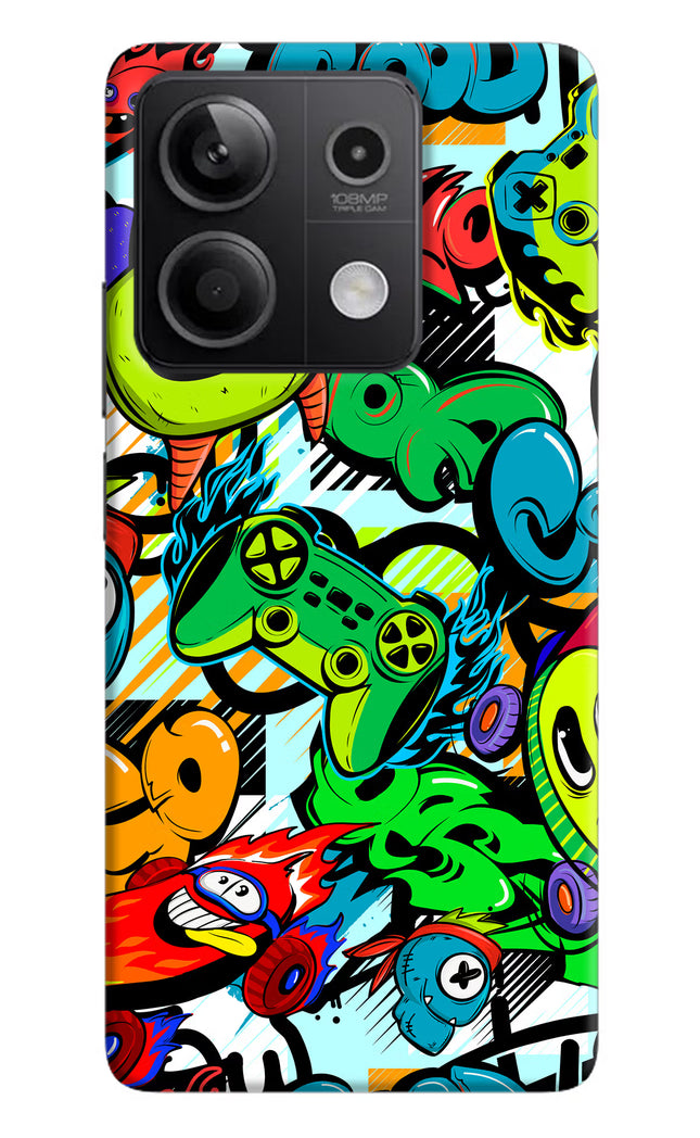 Game Doodle Redmi Note 13 5G Hard Case Back Cover by Casekaro