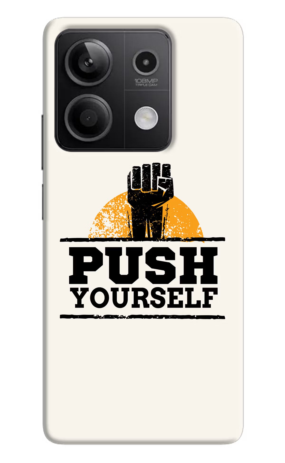 Push Yourself Redmi Note 13 5G Hard Case Back Cover by Casekaro