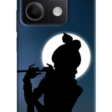 Shri Krishna Silhouette Redmi Note 13 5G Hard Case Back Cover by Casekaro