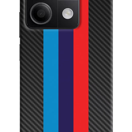 BMW Stripes Pattern Redmi Note 13 5G Hard Case Back Cover by Casekaro