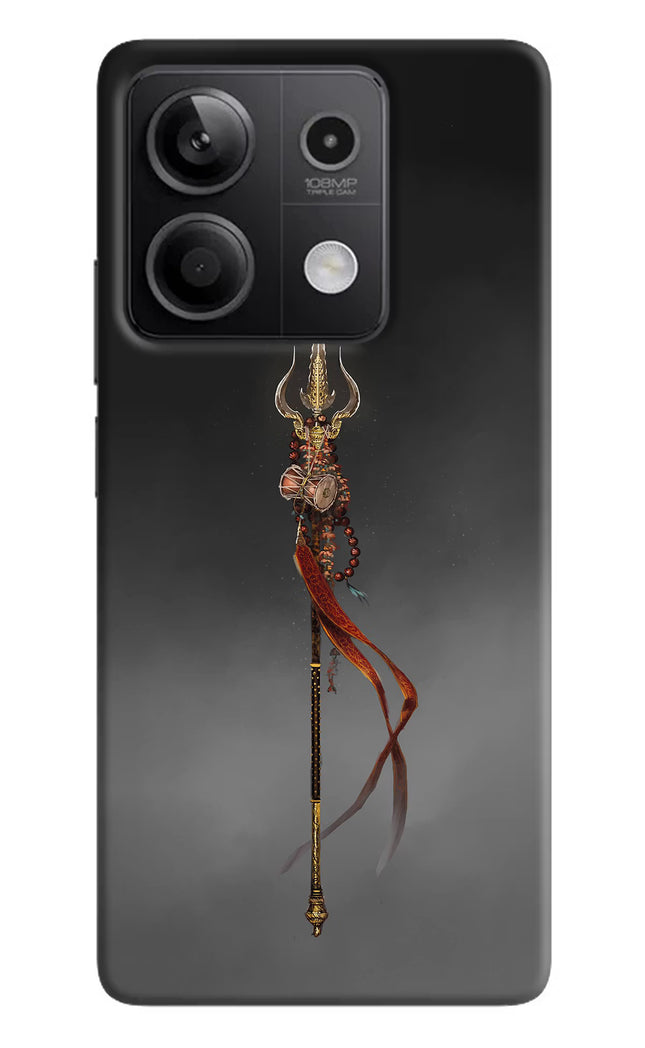 Shiv Trishul Redmi Note 13 5G Hard Case Back Cover by Casekaro