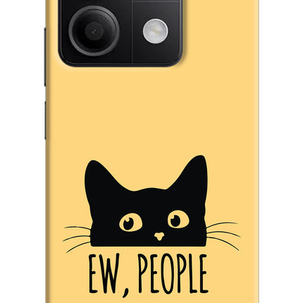 Ew People Catitude Redmi Note 13 5G Hard Case Back Cover by Casekaro