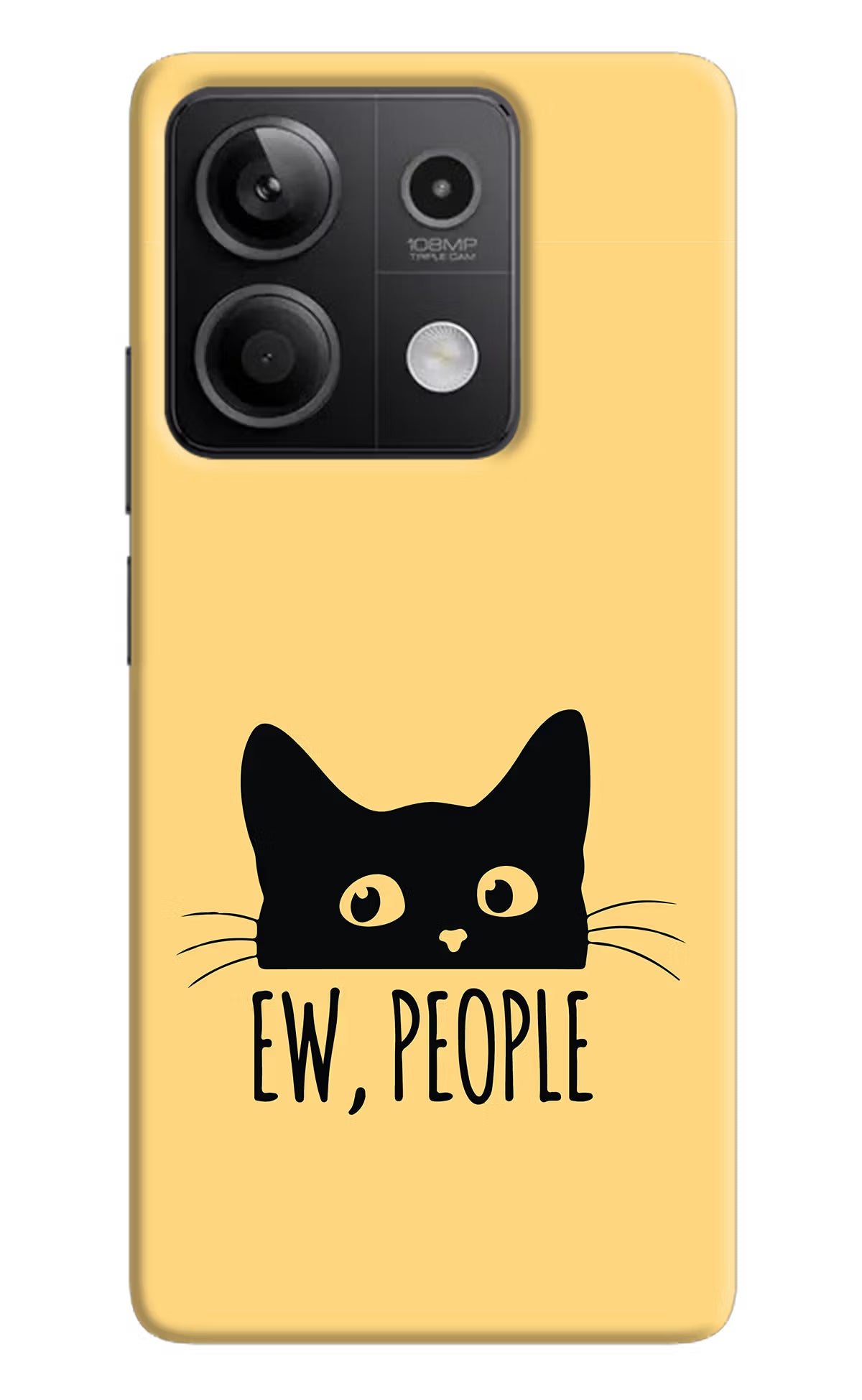 Ew People Catitude Redmi Note 13 5G Hard Case Back Cover by Casekaro