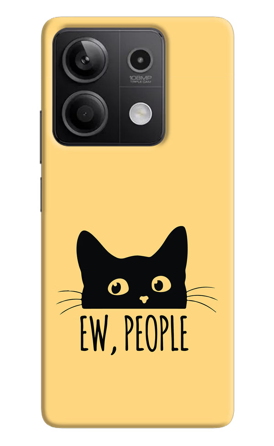 Ew People Catitude Redmi Note 13 5G Back Cover, Hard case