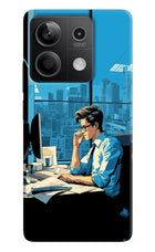 Focused Hustler (AI Generated) Redmi Note 13 5G Hard Case Back Cover by Casekaro