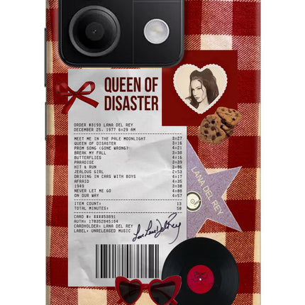 Queen of Disaster Redmi Note 13 5G Hard Case Back Cover by Casekaro