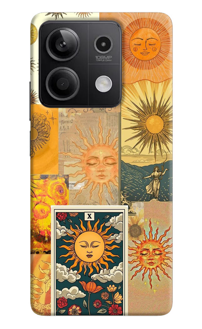 Sun Redmi Note 13 5G Hard Case Back Cover by Casekaro