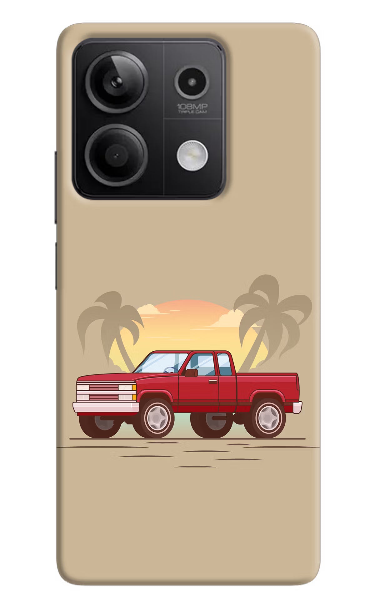 Desert Classic Drive Redmi Note 13 5G Hard Case Back Cover by Casekaro