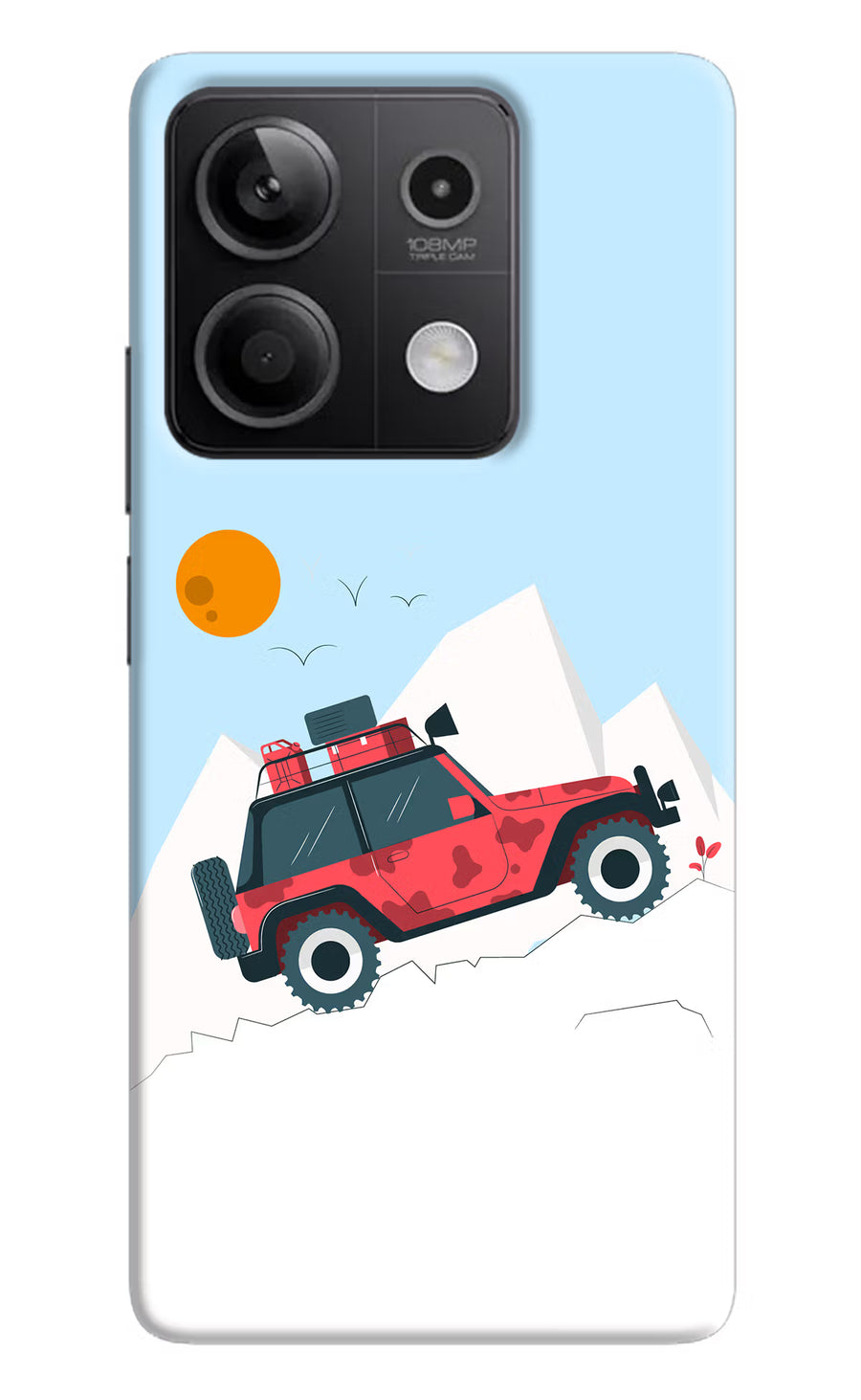 Mountain Trail Beast Redmi Note 13 5G Back Cover, Hard case