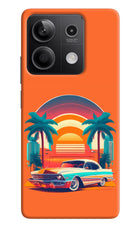 Palm Drive 80s Redmi Note 13 5G Hard Case Back Cover by Casekaro