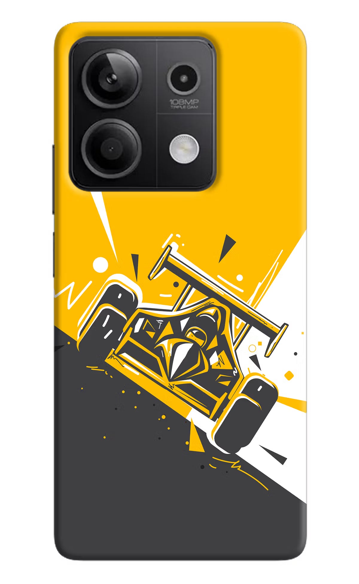 Track King Redmi Note 13 5G Hard Case Back Cover by Casekaro