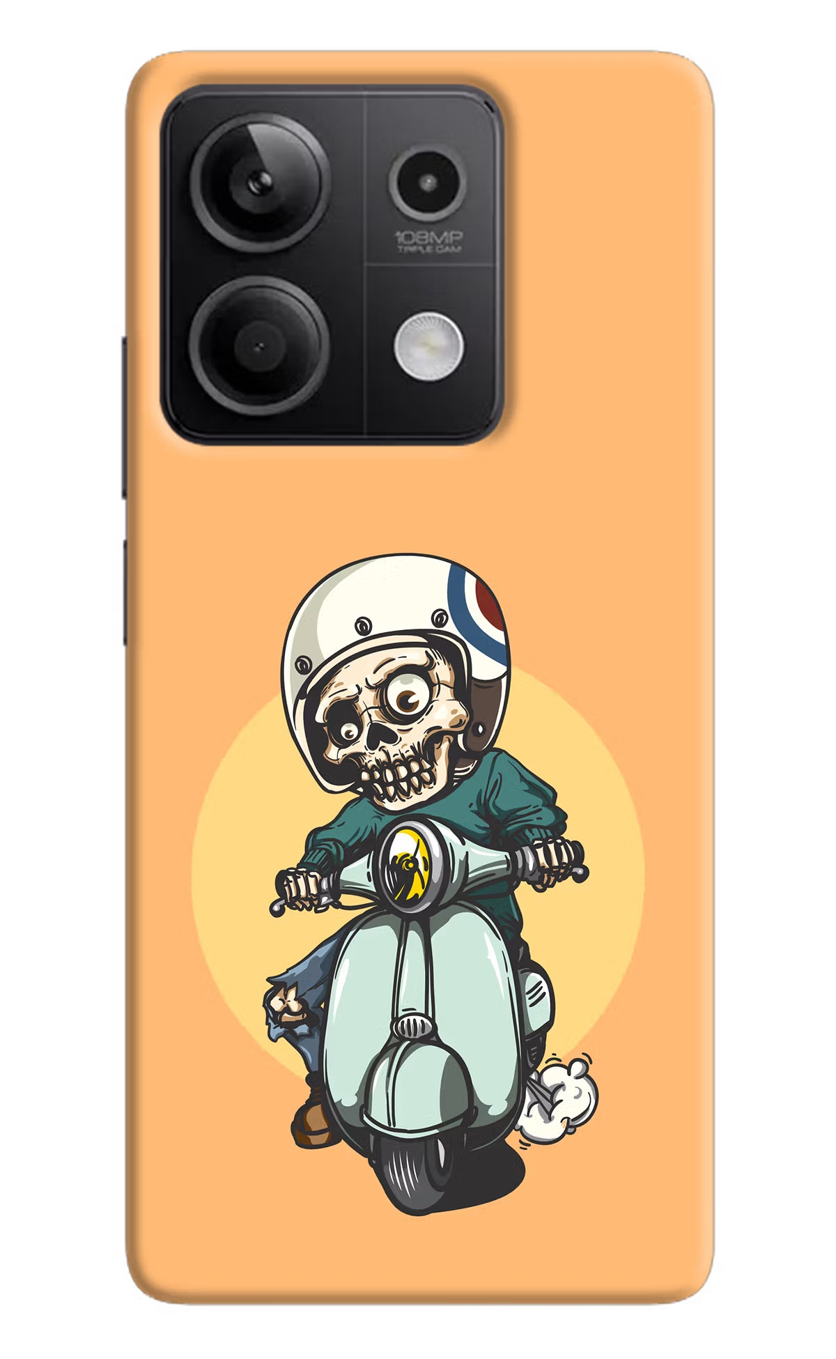 Undead Biker Redmi Note 13 5G Hard Case Back Cover by Casekaro