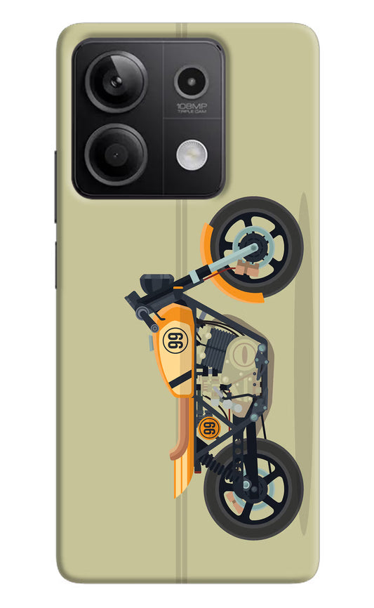 Vertical Speedster Redmi Note 13 5G Hard Case Back Cover by Casekaro
