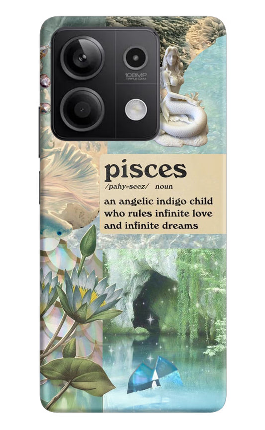 Pisces Zodiac Redmi Note 13 5G Hard Case Back Cover by Casekaro