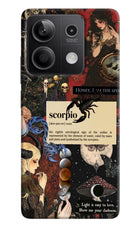 Scorpio Zodiac Redmi Note 13 5G Hard Case Back Cover by Casekaro