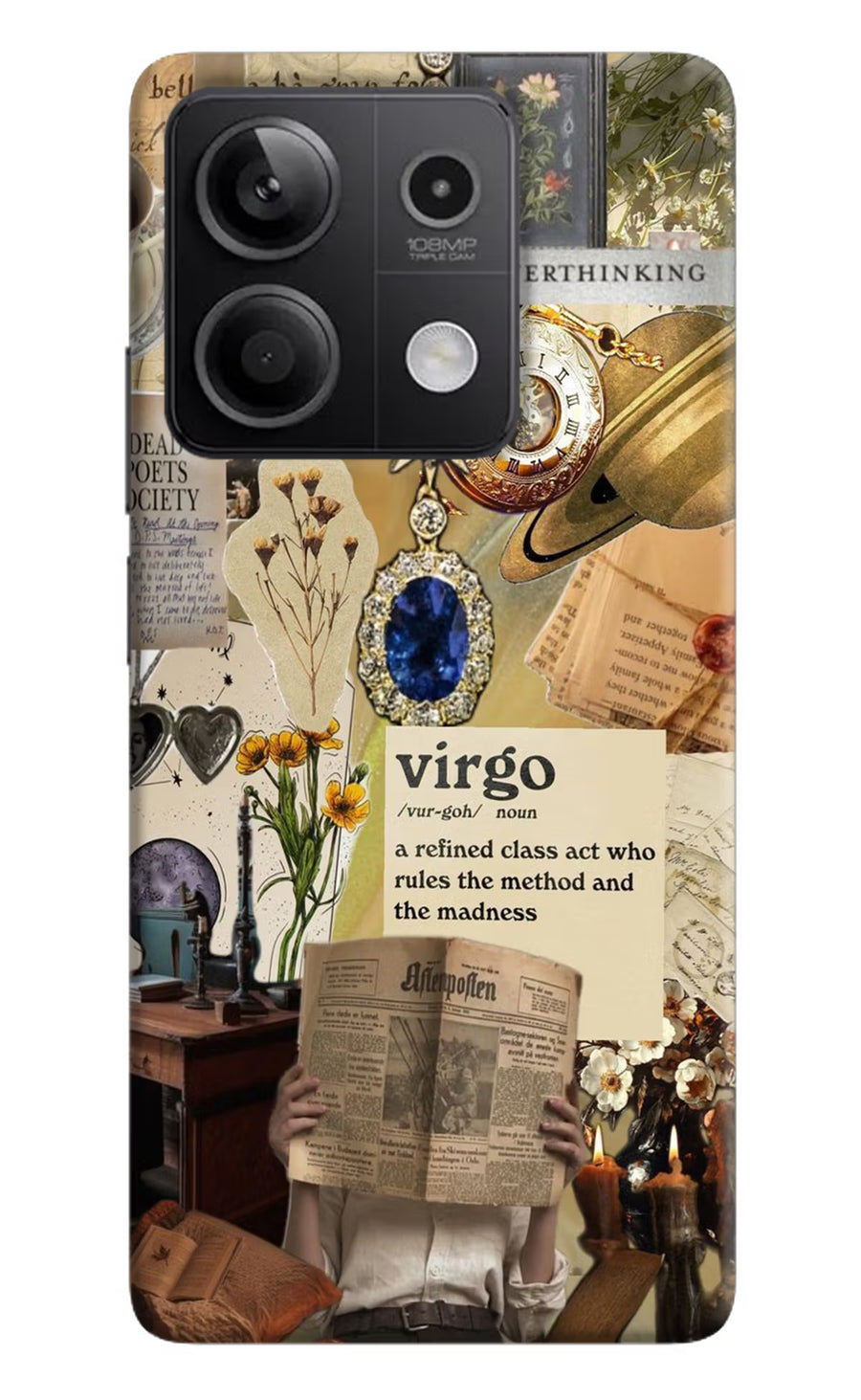 Virgo Zodiac Redmi Note 13 5G Back Cover, Hard case