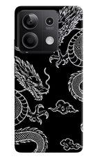 Twin Dragons Redmi Note 13 5G Hard Case Back Cover by Casekaro
