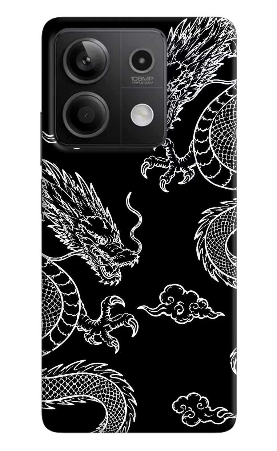 Twin Dragons Redmi Note 13 5G Back Cover, Hard case